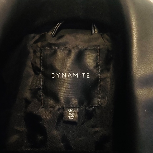 Dynamite Faux Leather Moto Jacket - Picture 3 of 4